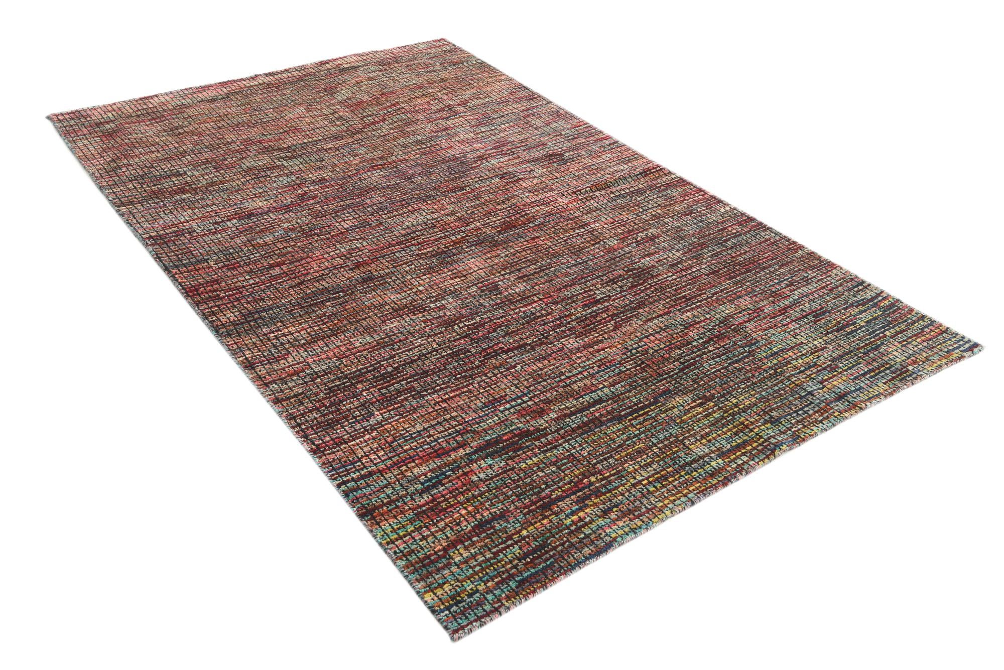 5' 3 x 8' 2 Hand Knotted Darya Wool Rug