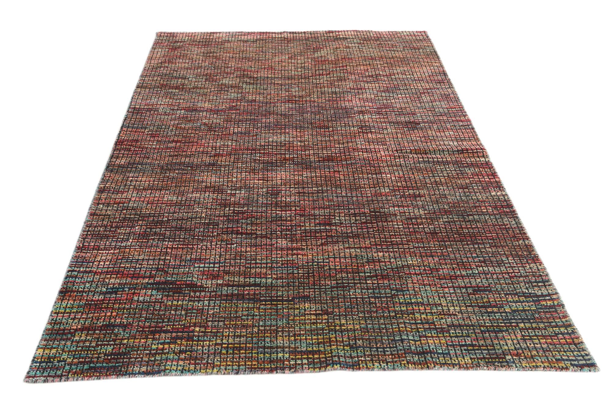 5' 3 x 8' 2 Hand Knotted Darya Wool Rug