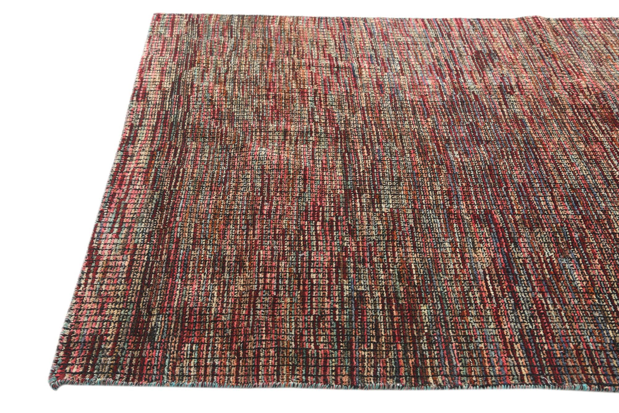 5' 3 x 8' 2 Hand Knotted Darya Wool Rug