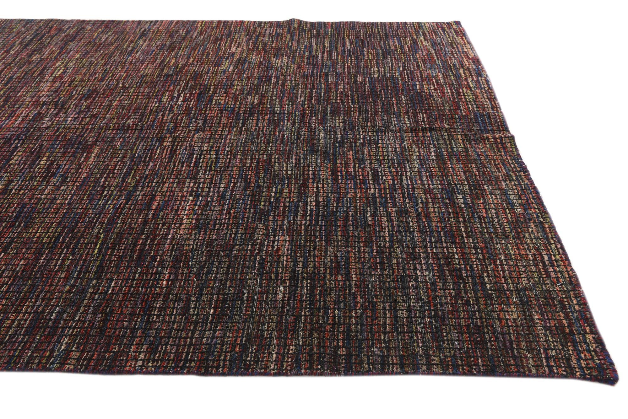 6' 6 x 10' 3 Hand Knotted Darya Wool Rug