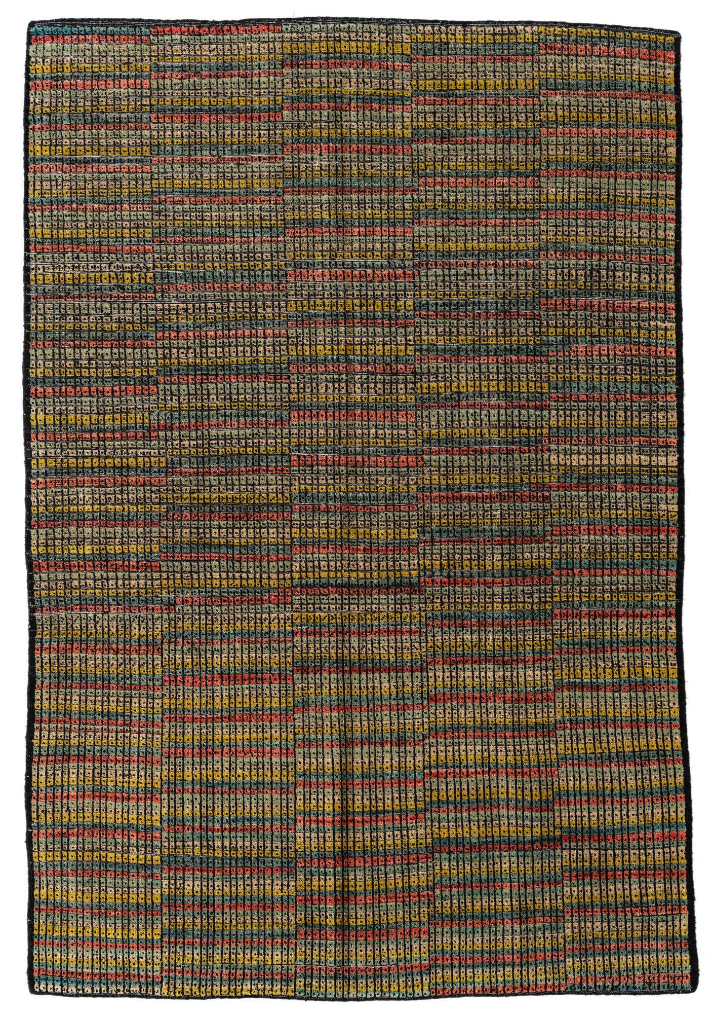 5' 4 x 8' Hand Knotted Darya Wool Rug