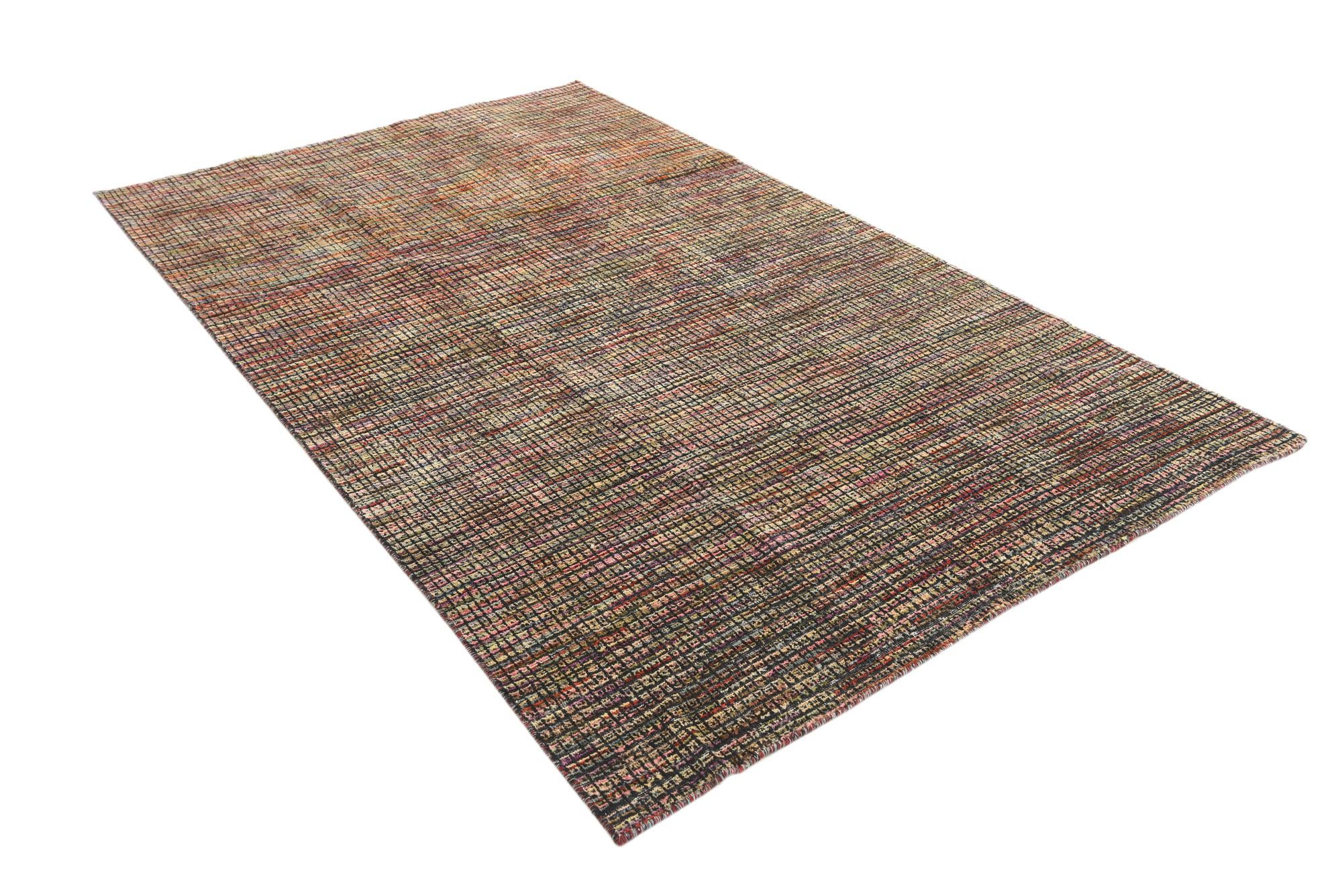 5' 4 x 8' 7 Hand Knotted Darya Wool Rug