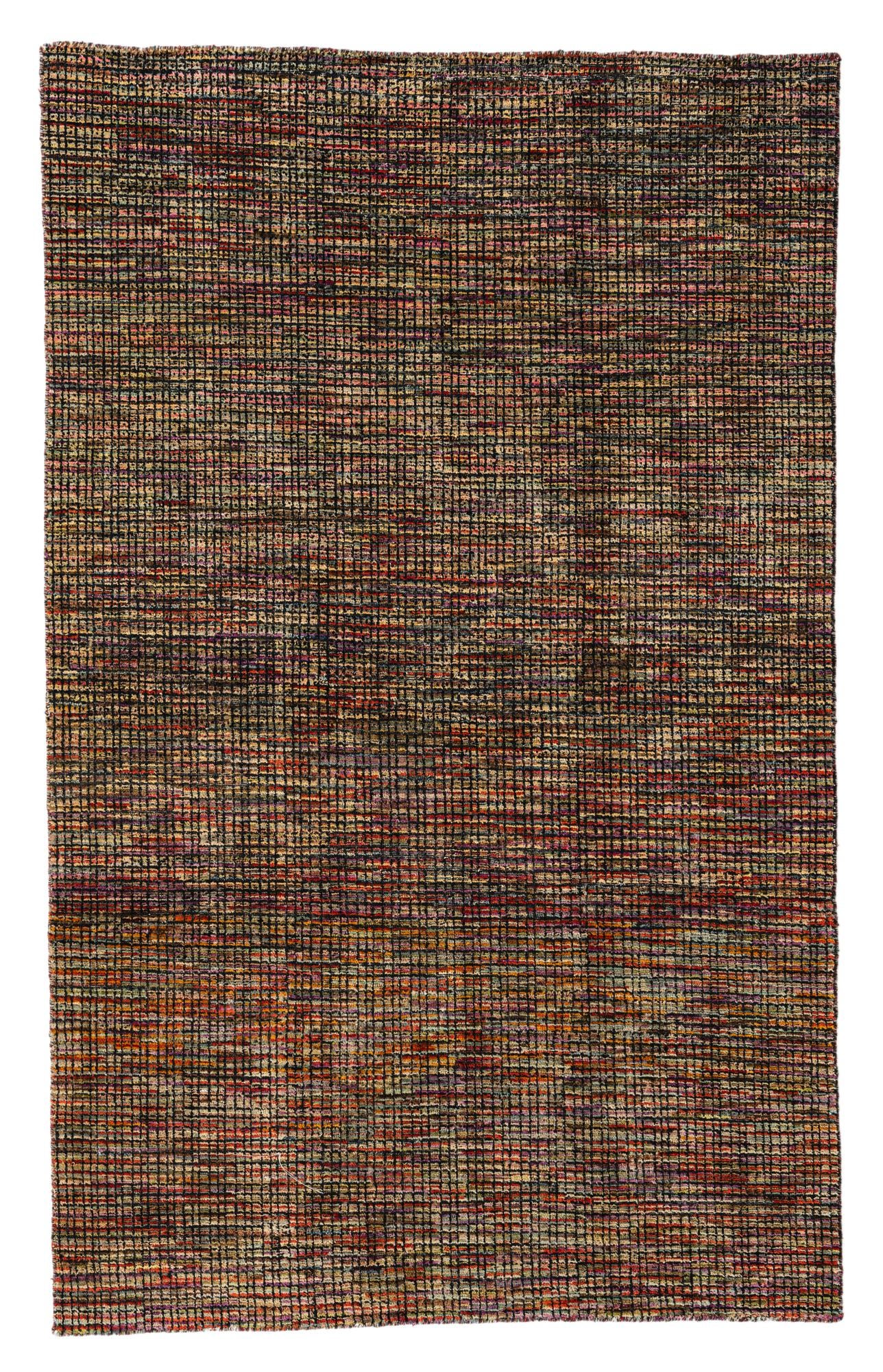 5' 4 x 8' 7 Hand Knotted Darya Wool Rug