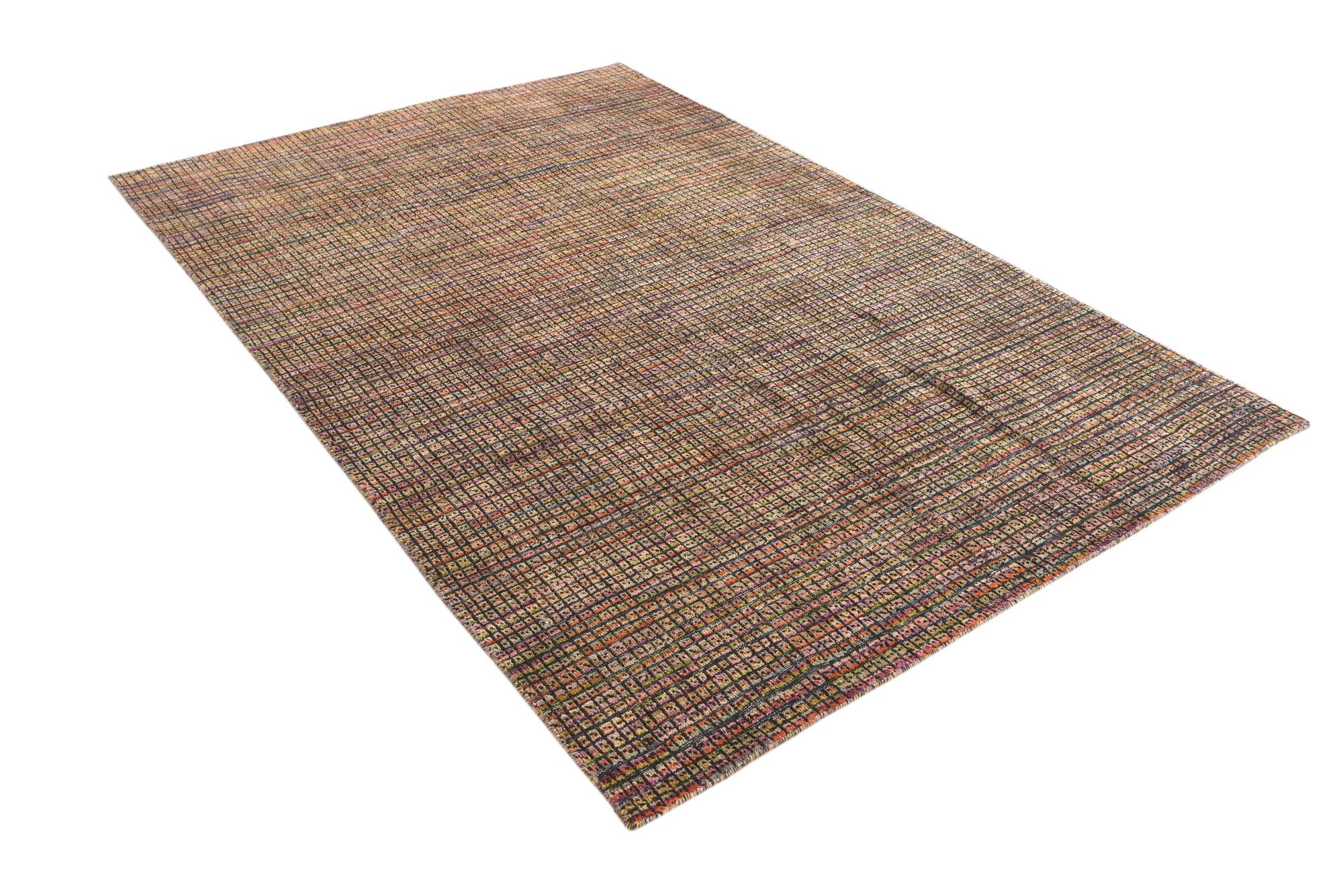 5' 6 x 8' 4 Hand Knotted Darya Wool Rug