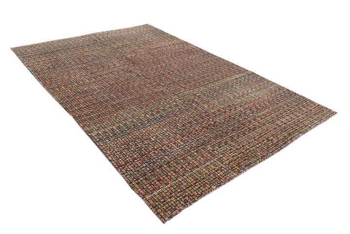 6' 5 x 9' 9 Hand Knotted Darya Wool Rug