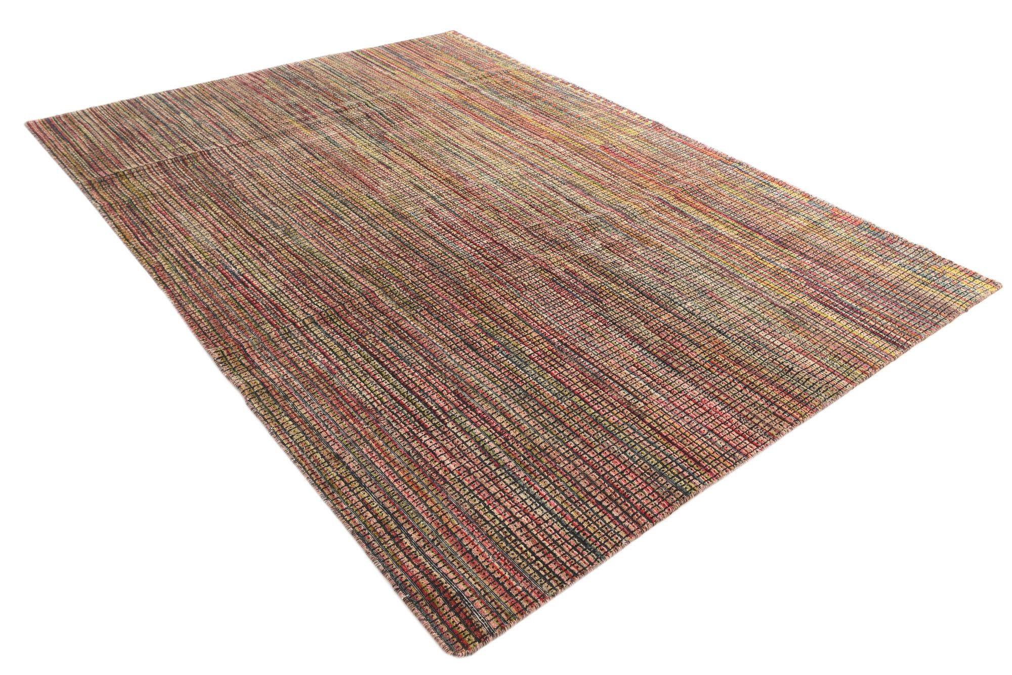 7' x 9' 7 Hand Knotted Darya Wool Rug