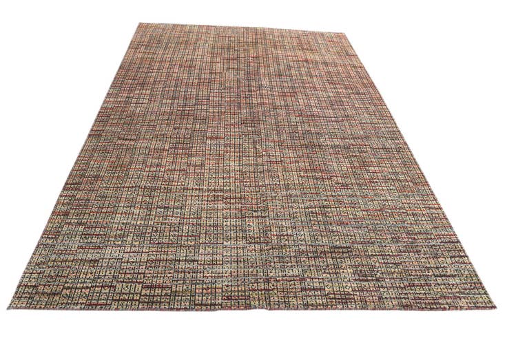 Detail image of 6' 7 x 10' Hand Knotted Darya Wool Rug