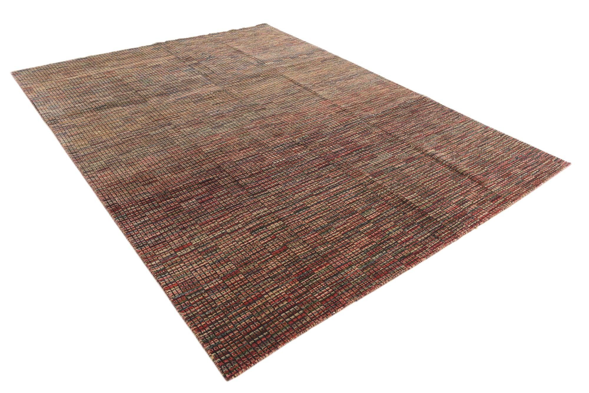 8' x 10' 6 Hand Knotted Darya Wool Rug