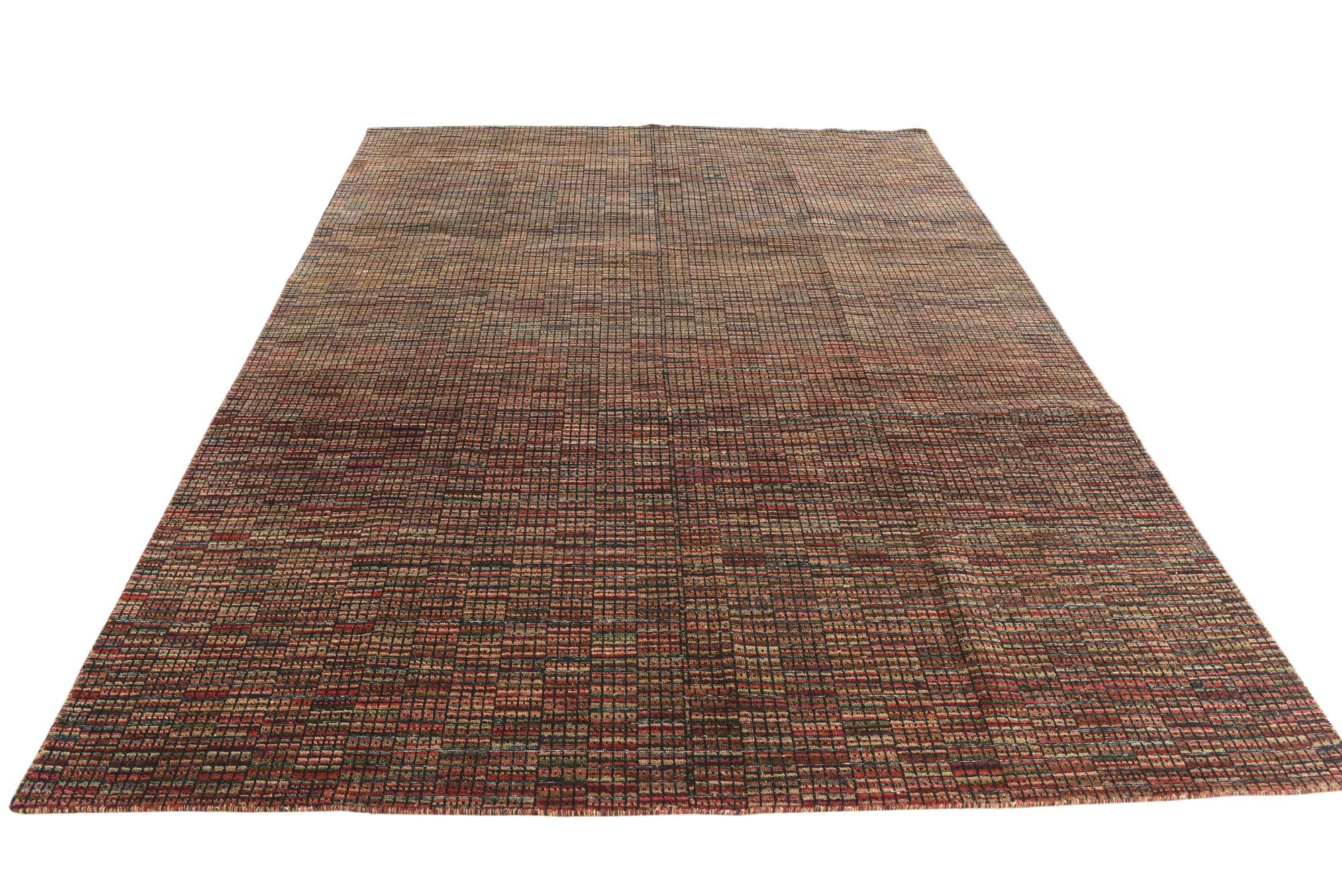 8' x 10' 6 Hand Knotted Darya Wool Rug