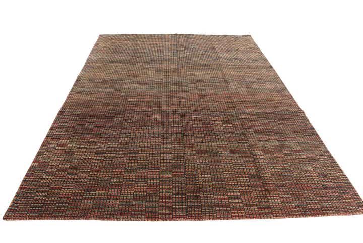 8' x 10' 6 Hand Knotted Darya Wool Rug