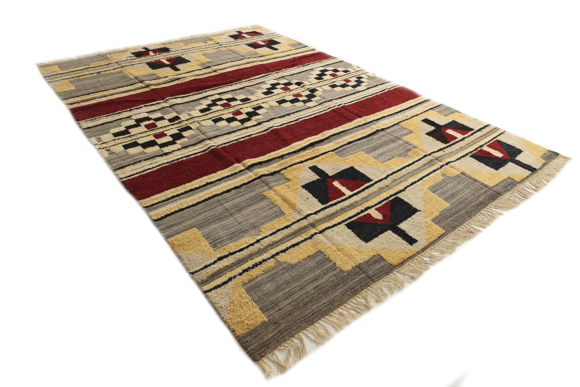 8' 8 x 12' 4 Hand Knotted Darya Wool Rug