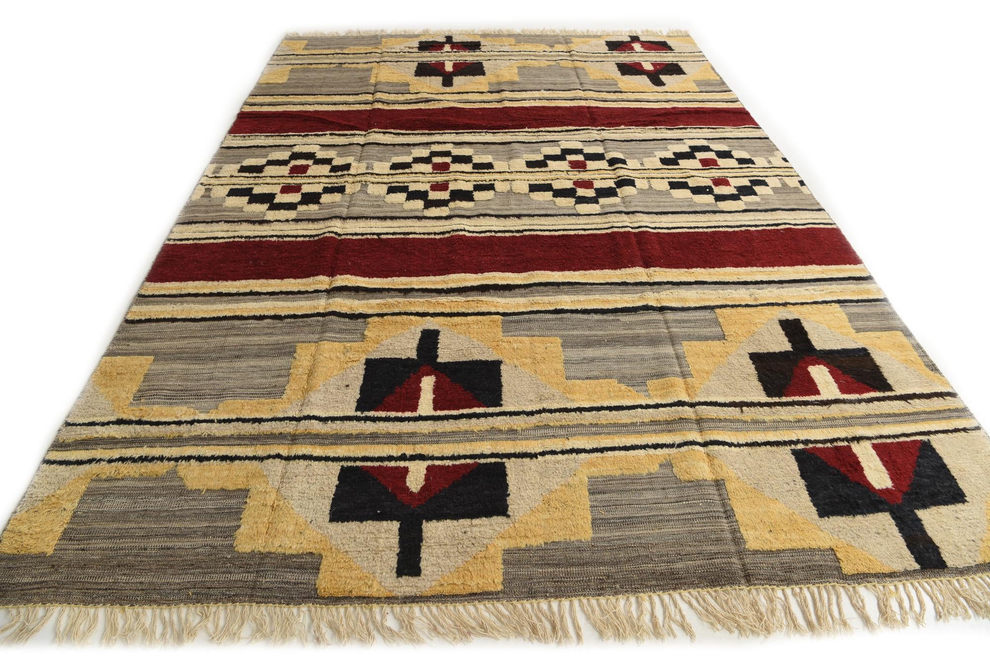 8' 8 x 12' 4 Hand Knotted Darya Wool Rug