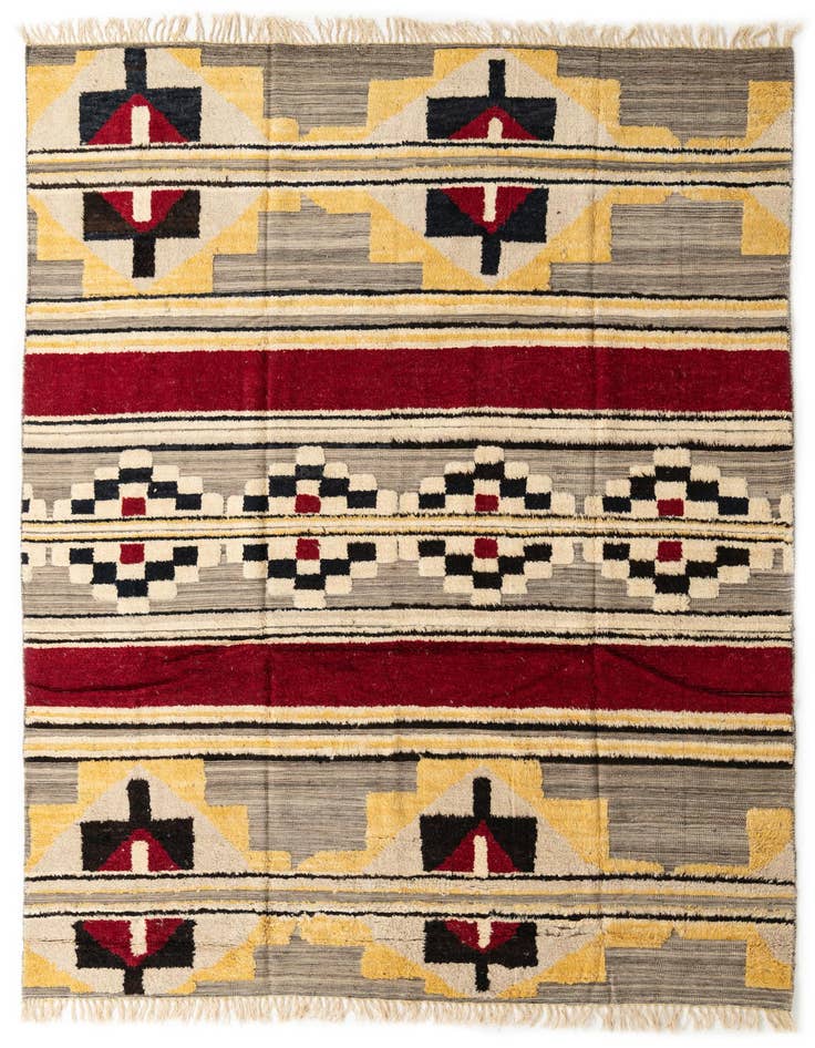 Detail image of 8' 8 x 12' 4 Hand Knotted Darya Wool Rug