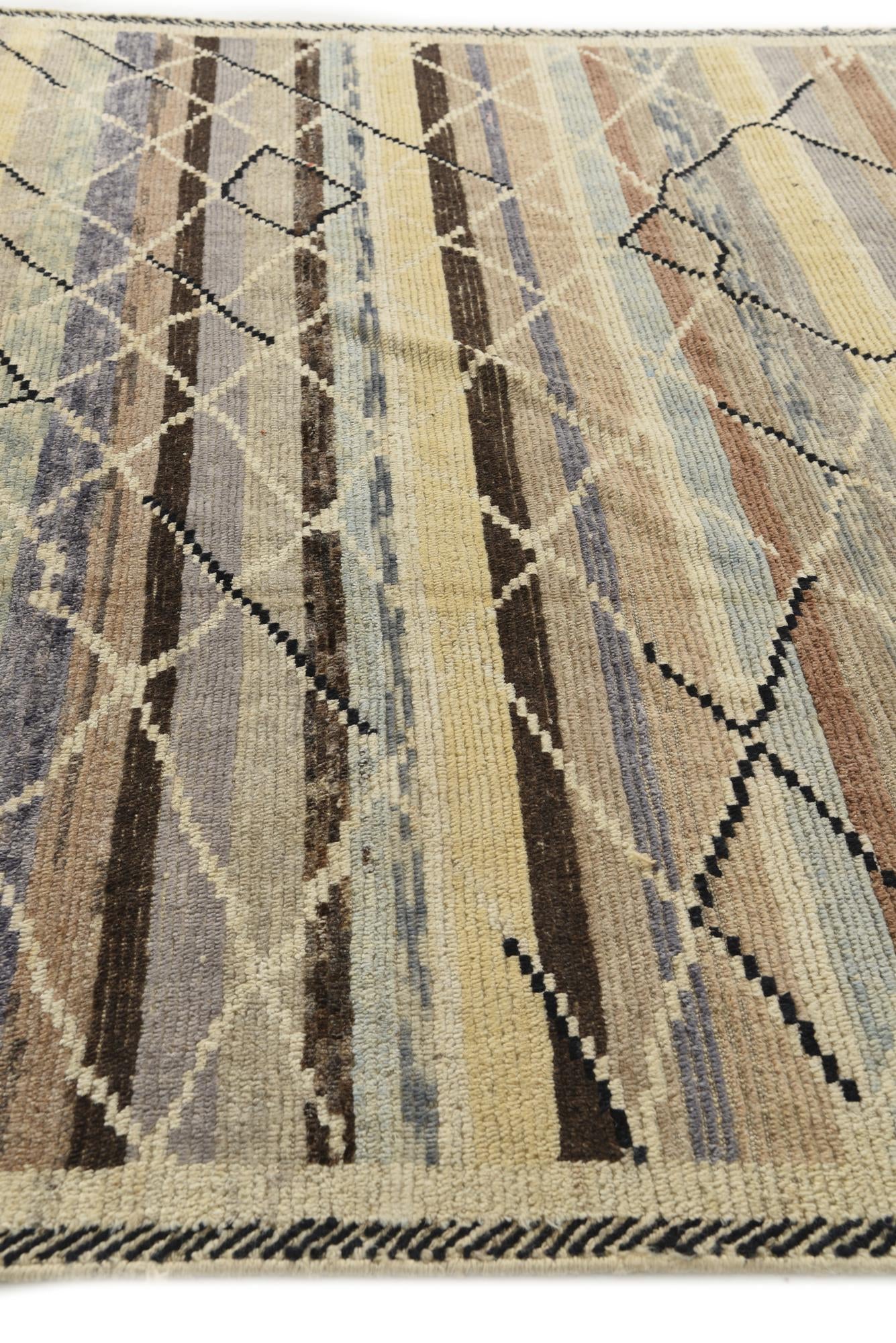 8' x 10' 2 Hand Knotted Darya Wool Rug