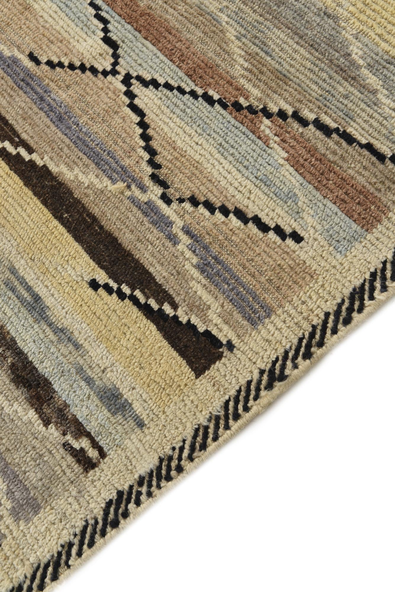 8' x 10' 2 Hand Knotted Darya Wool Rug