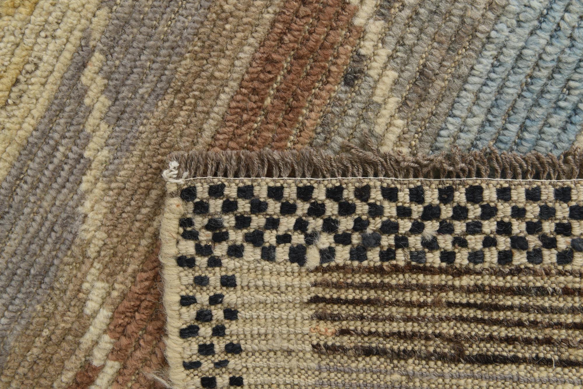 8' x 10' 2 Hand Knotted Darya Wool Rug