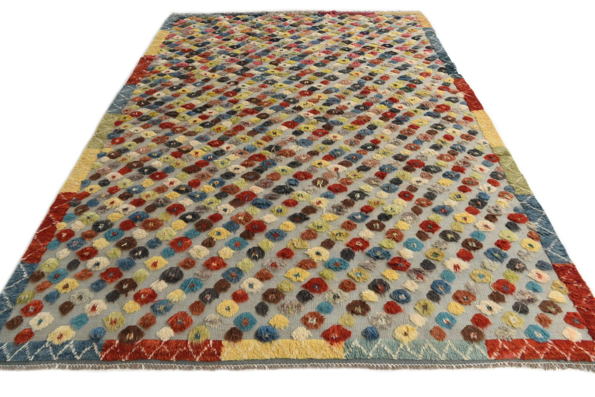 7' 10 x 11' Hand Knotted Darya Wool Rug