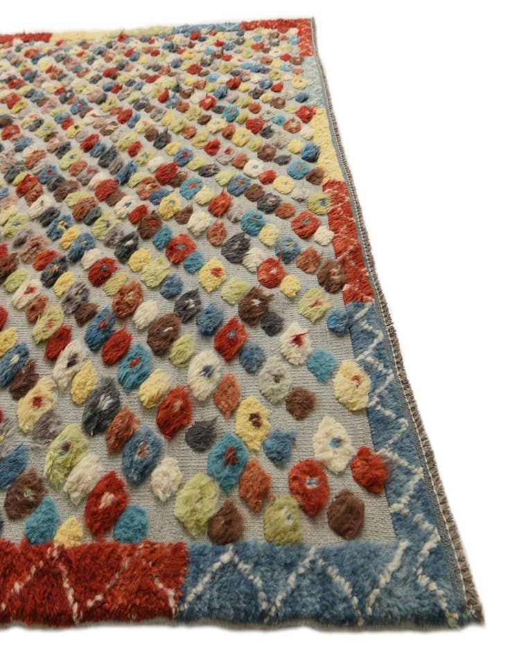 Detail image of 7' 10 x 11'  Hand Knotted Darya Wool Rug