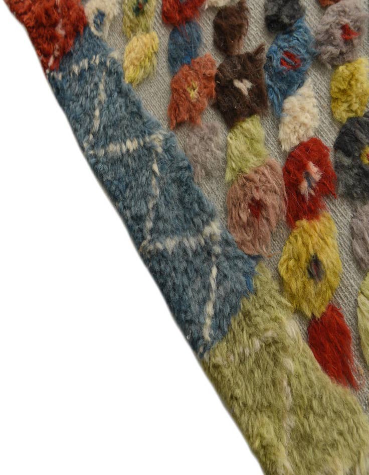 Detail image of 7' 10 x 11'  Hand Knotted Darya Wool Rug