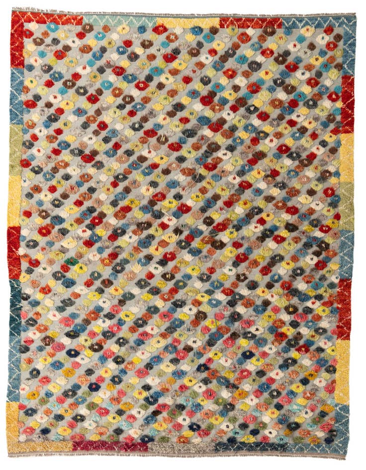 Detail image of 7' 10 x 11' Hand Knotted Darya Wool Rug