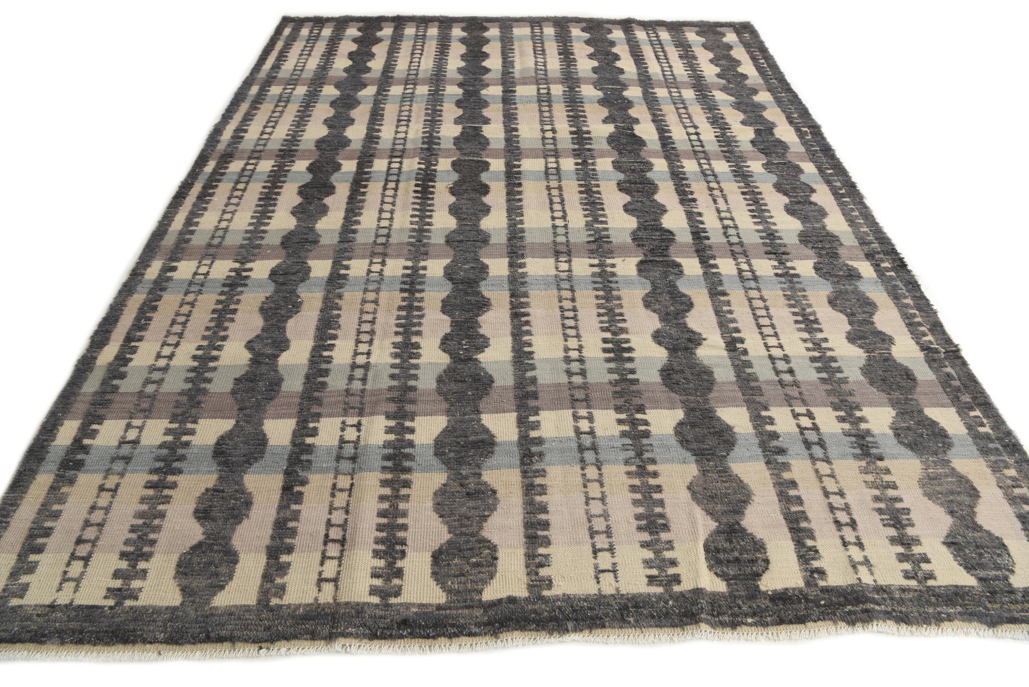 7' 10 x 10' 7 Hand Knotted Darya Wool Rug
