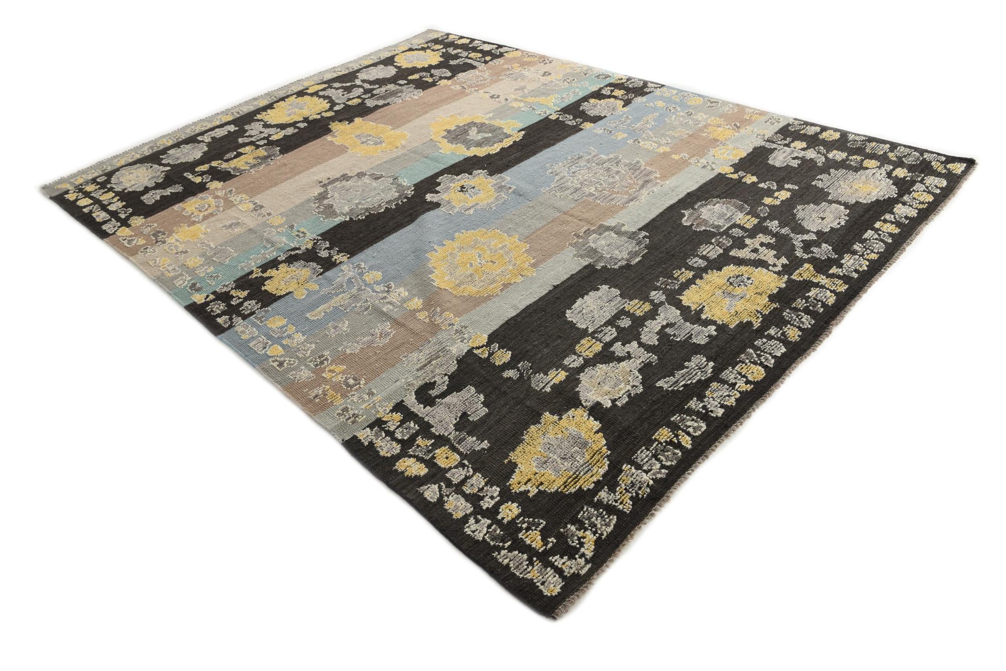 8' 2 x 10' 7 Hand Knotted Darya Wool Rug