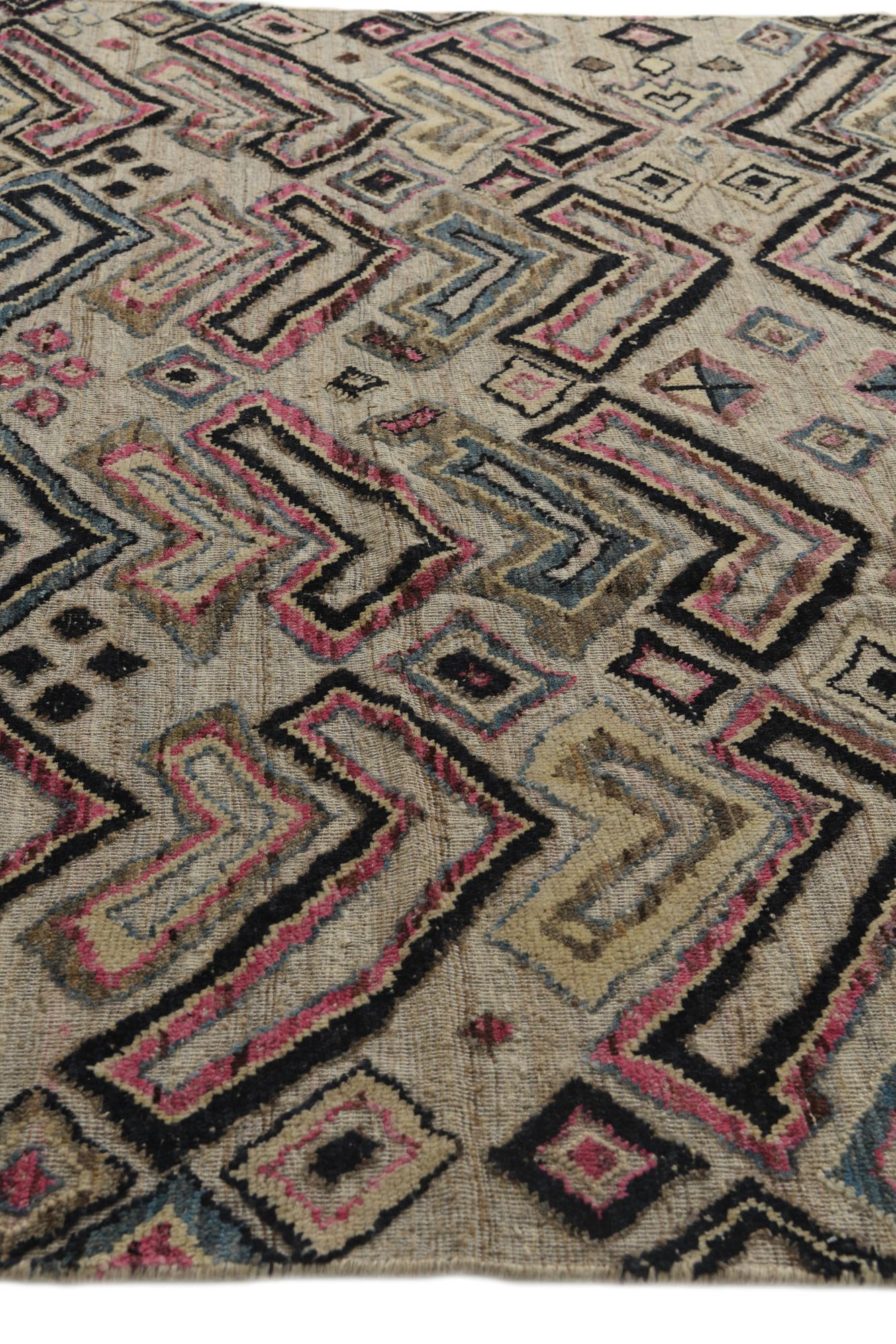 8' x 10' 9 Hand Knotted Darya Wool Rug