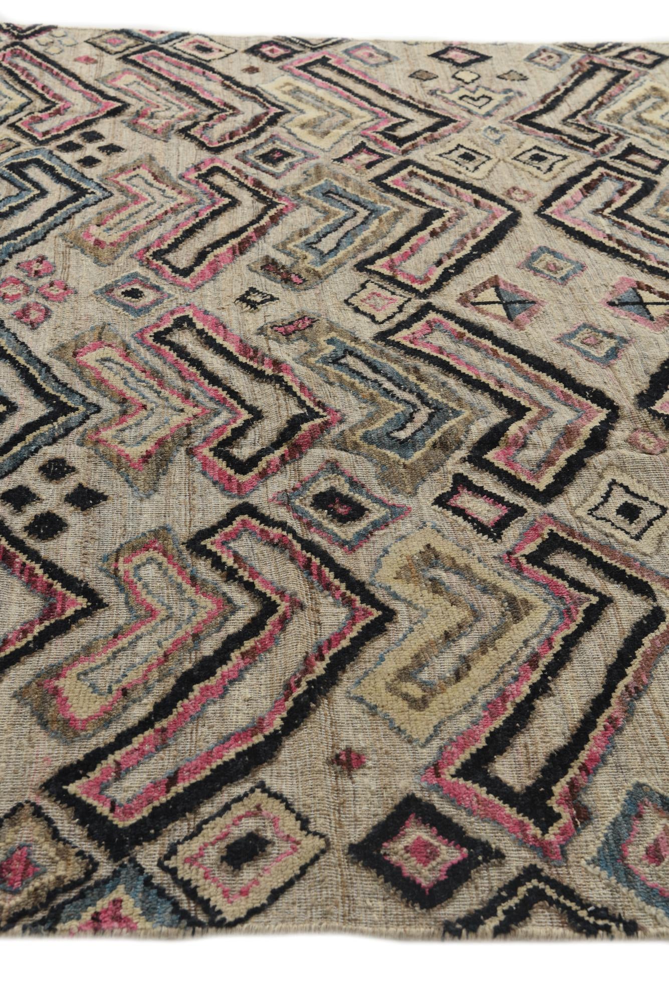 8' x 10' 9 Hand Knotted Darya Wool Rug