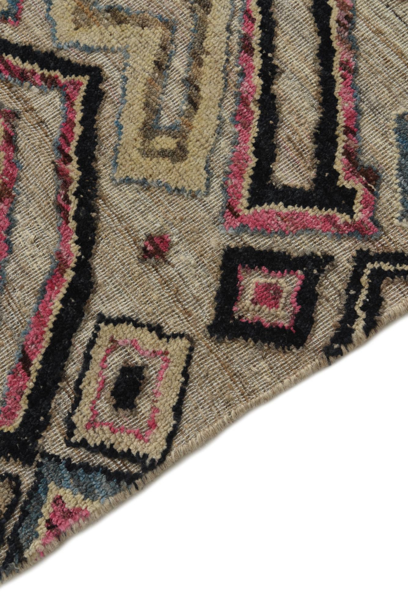 8' x 10' 9 Hand Knotted Darya Wool Rug
