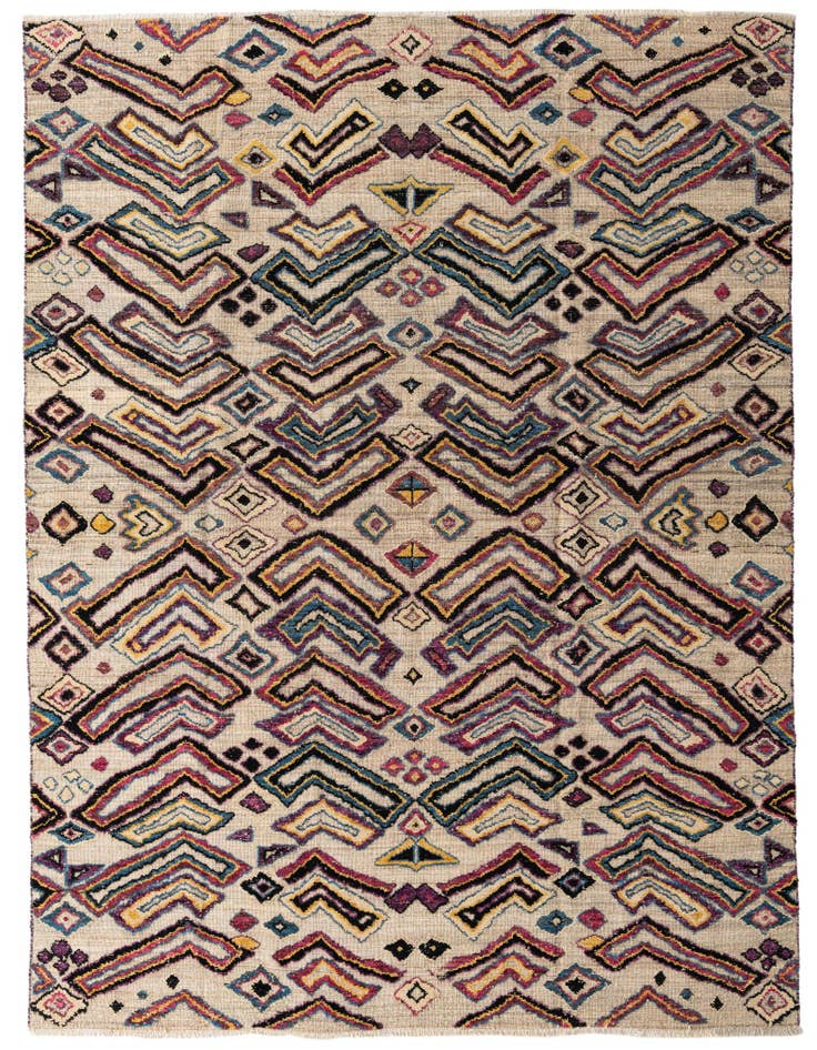 Detail image of 8' x 10' 1 Hand Knotted Darya Wool Rug