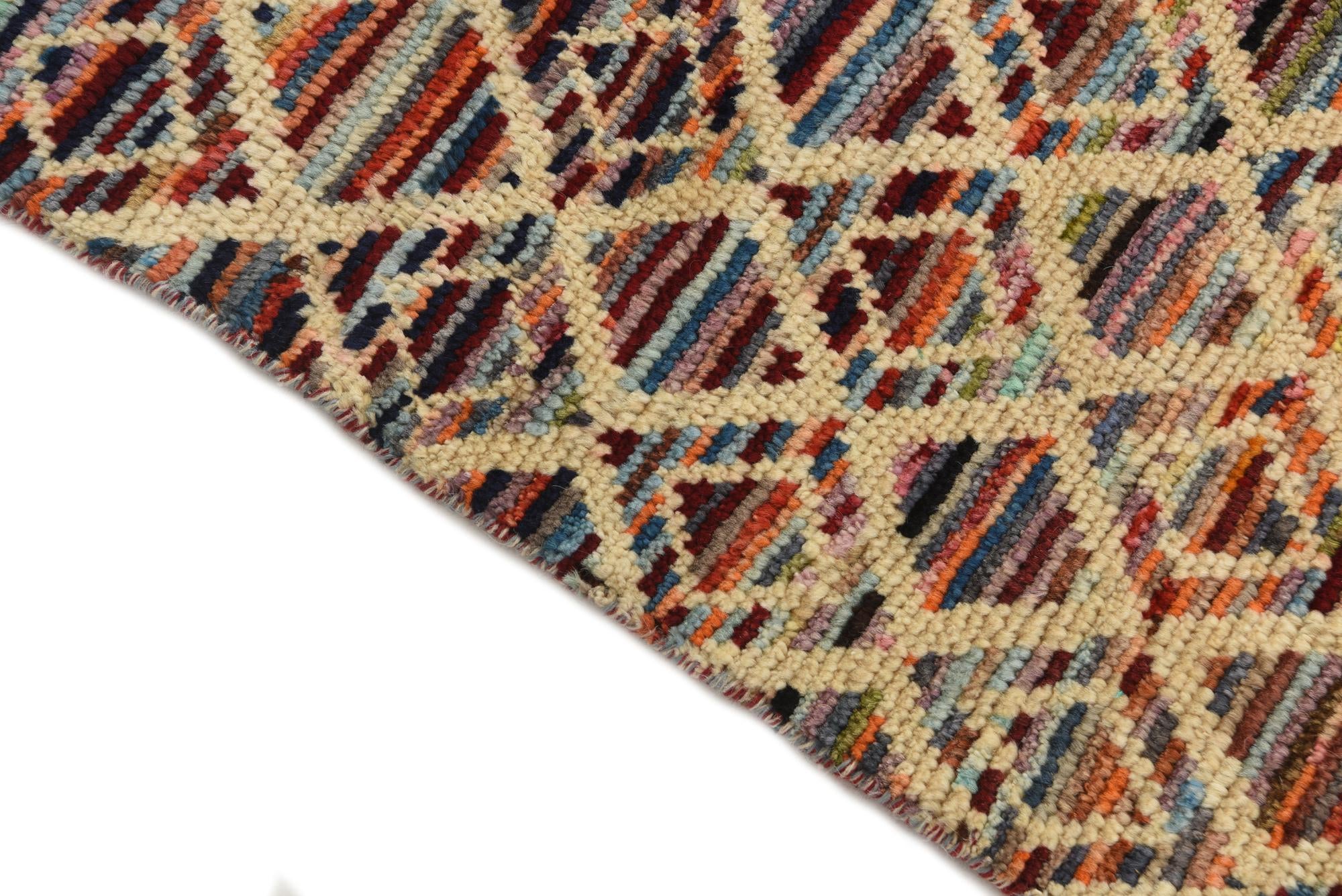 5' 3 x 7' Hand Knotted Darya Wool Rug