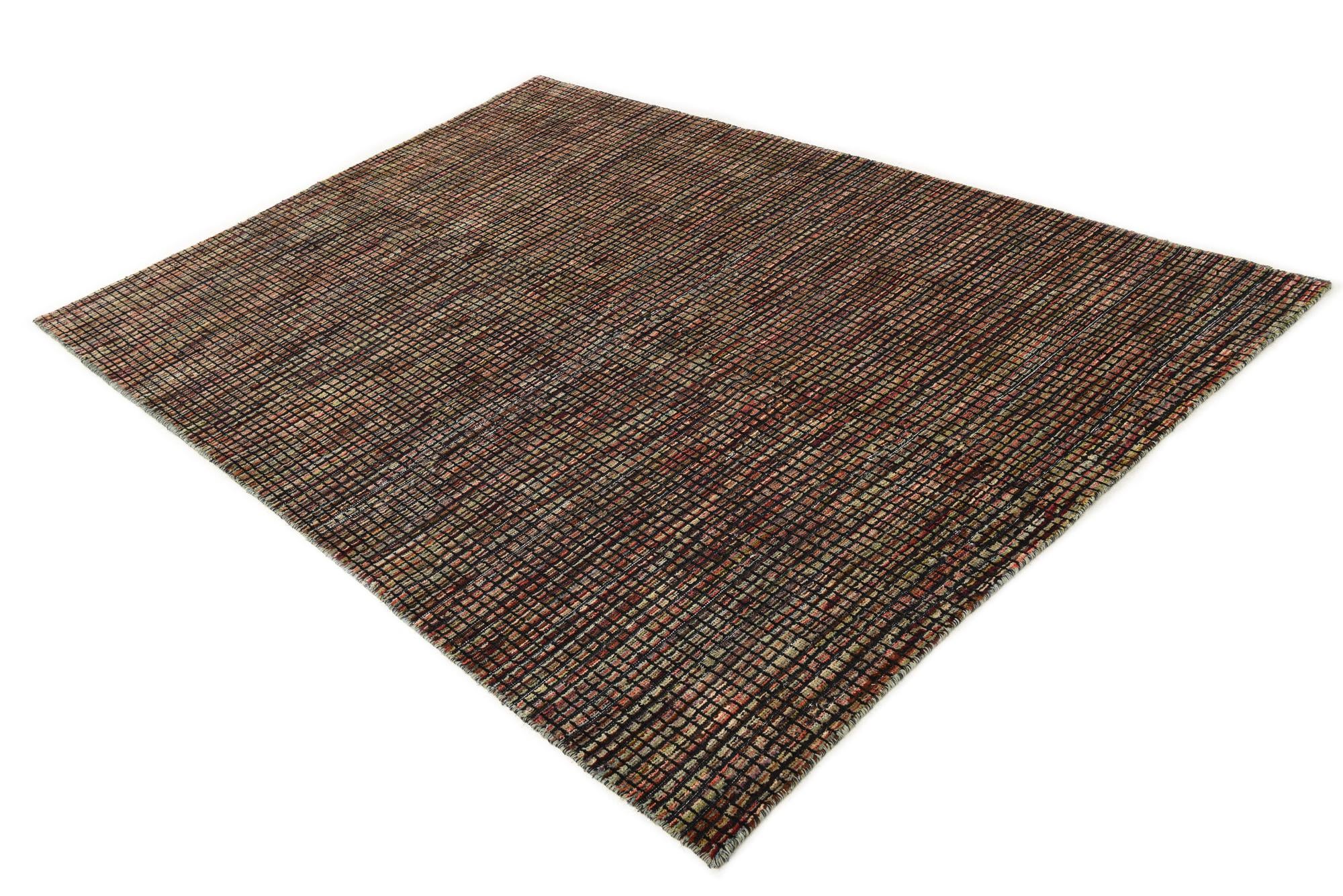 5' 7 x 8' Hand Knotted Darya Wool Rug