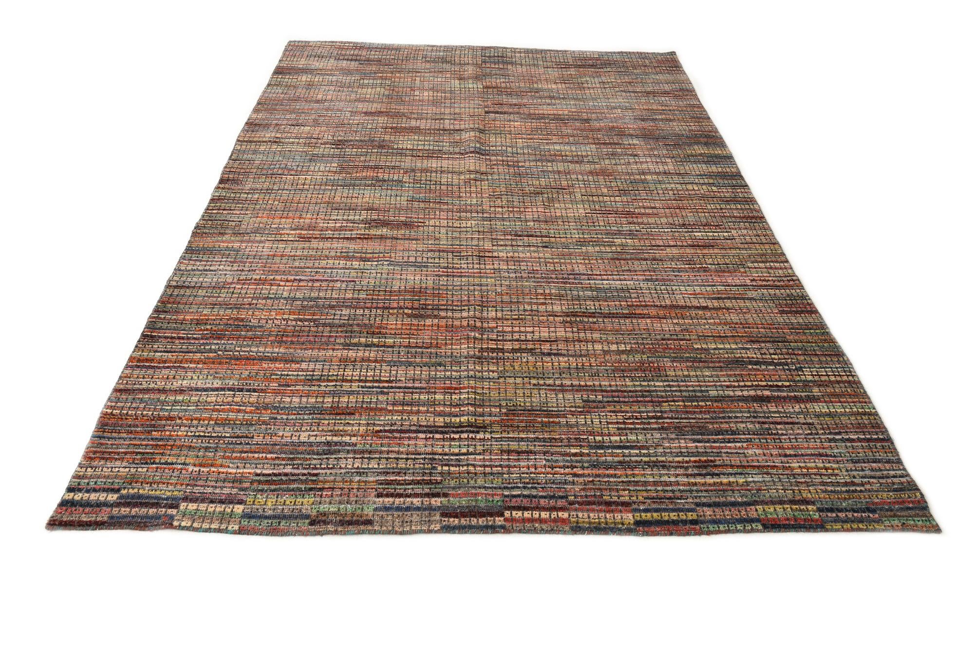6' 5 x 9' 10 Hand Knotted Darya Wool Rug