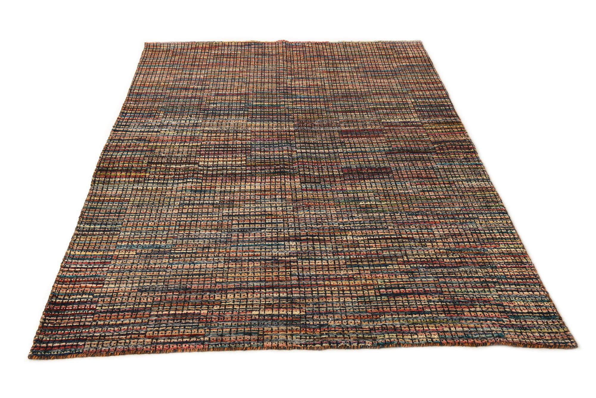 5' 3 x 8' Hand Knotted Darya Wool Rug