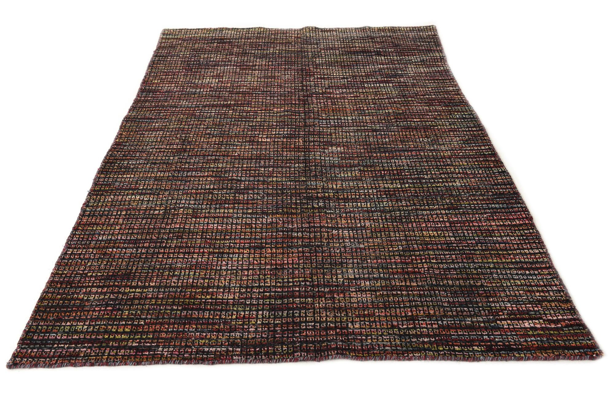 5' 4 x 8' 2 Hand Knotted Darya Wool Rug