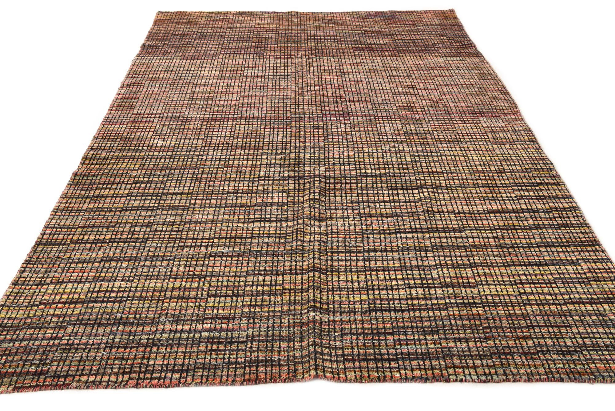 6' 4 x 9' 8 Hand Knotted Darya Wool Rug