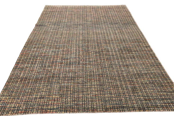 Detail image of 6' 3 x 10' 1 Hand Knotted Darya Wool Rug