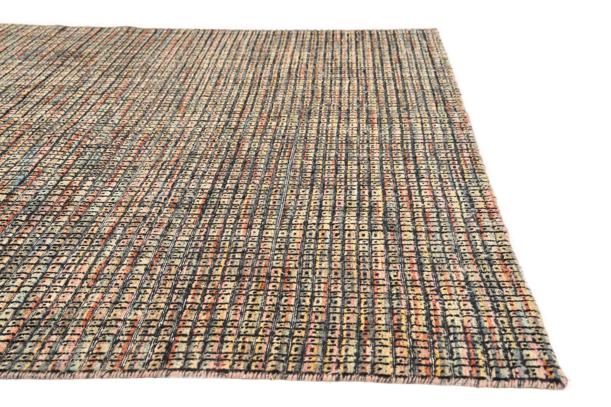 6' 3 x 10' 1 Hand Knotted Darya Wool Rug