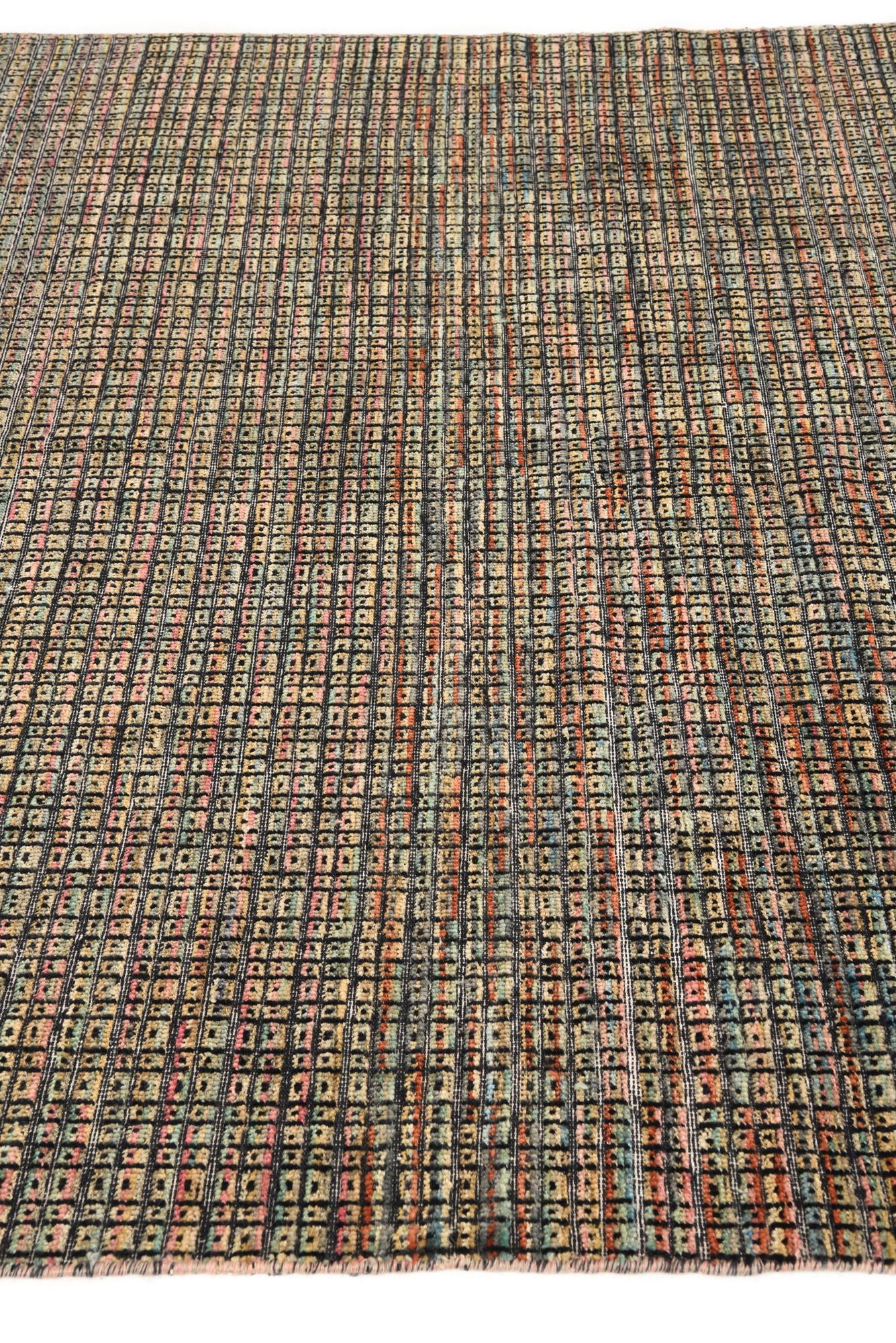 6' 3 x 10' 1 Hand Knotted Darya Wool Rug