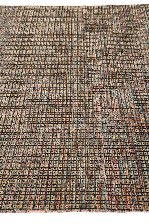 Detail image of 6' 3 x 10' 1 Hand Knotted Darya Wool Rug