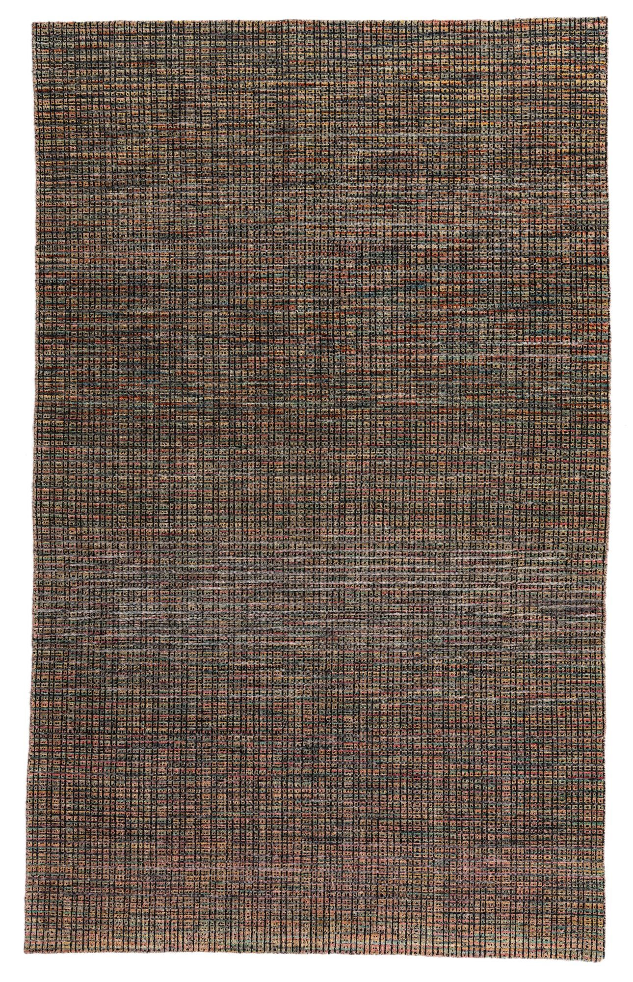 6' 3 x 10' 1 Hand Knotted Darya Wool Rug