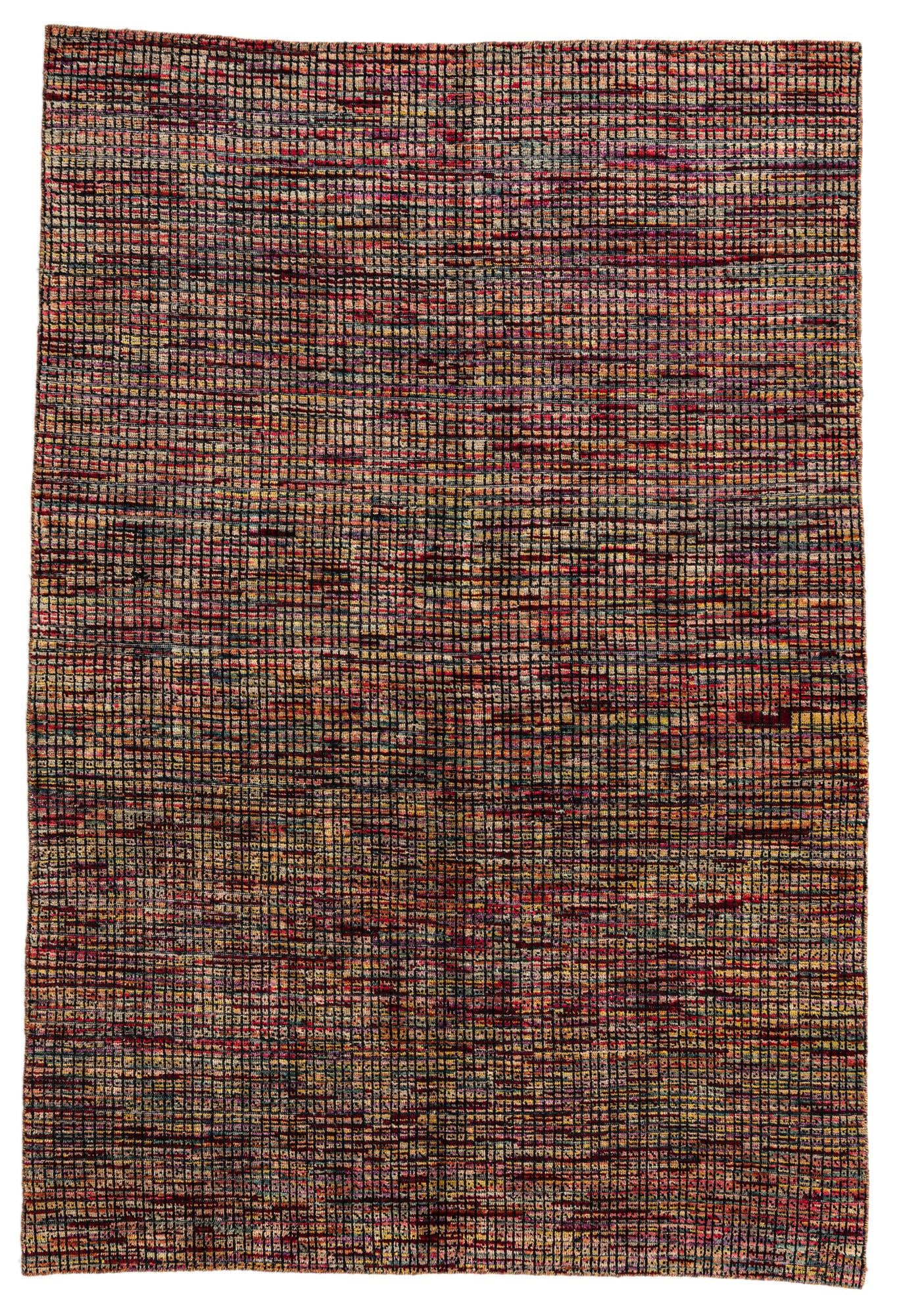 5' 7 x 8' 2 Hand Knotted Darya Wool Rug