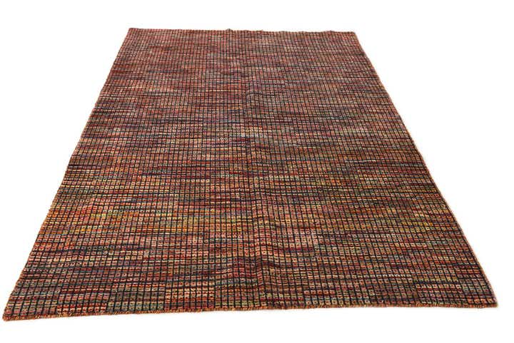 6' 4 x 10' 8 Hand Knotted Darya Wool Rug