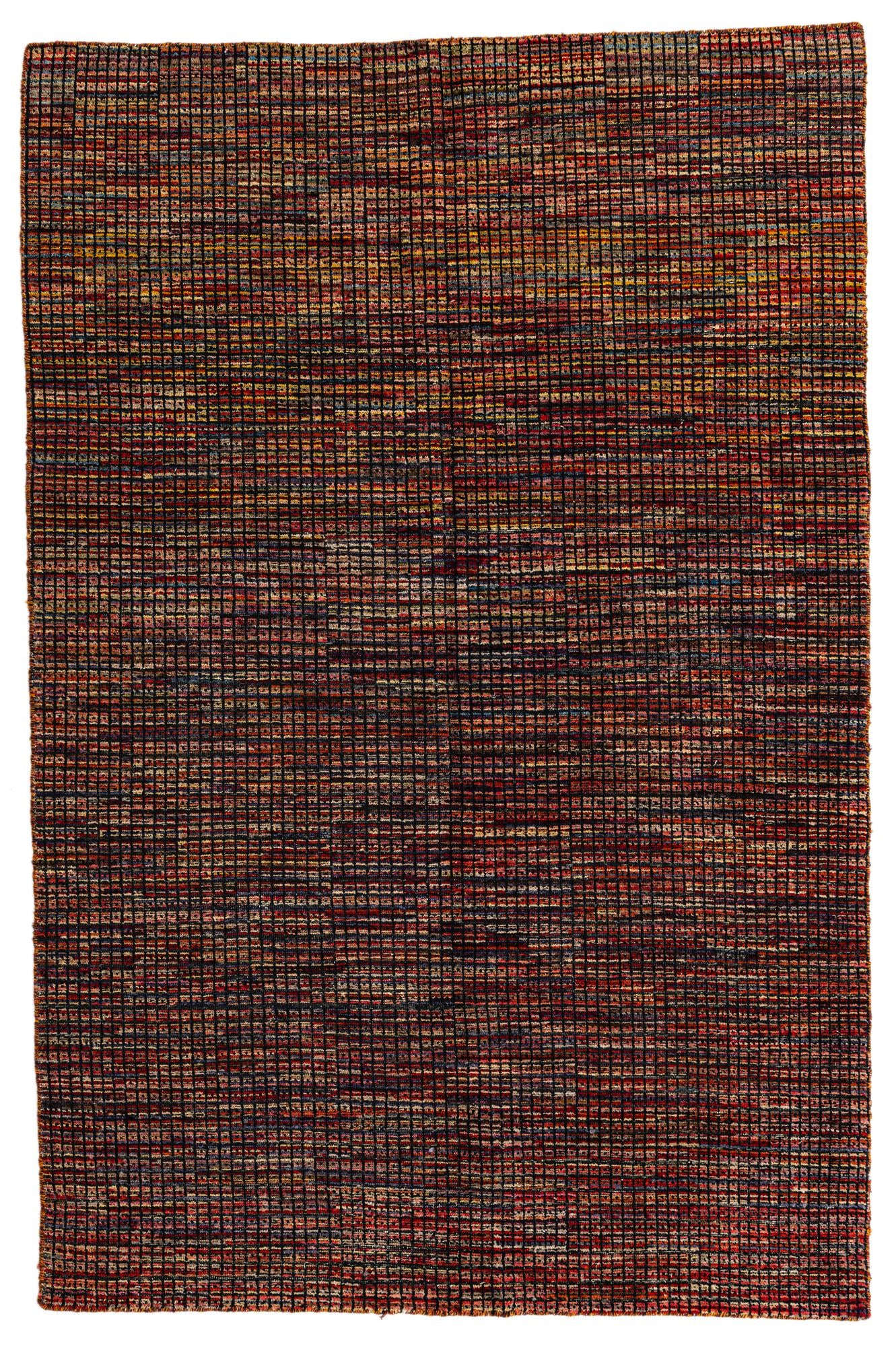 6' 4 x 10' 8 Hand Knotted Darya Wool Rug