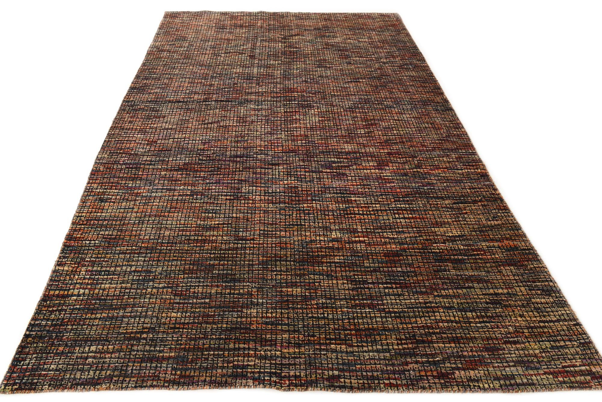 5' 5 x 8' Hand Knotted Darya Wool Rug
