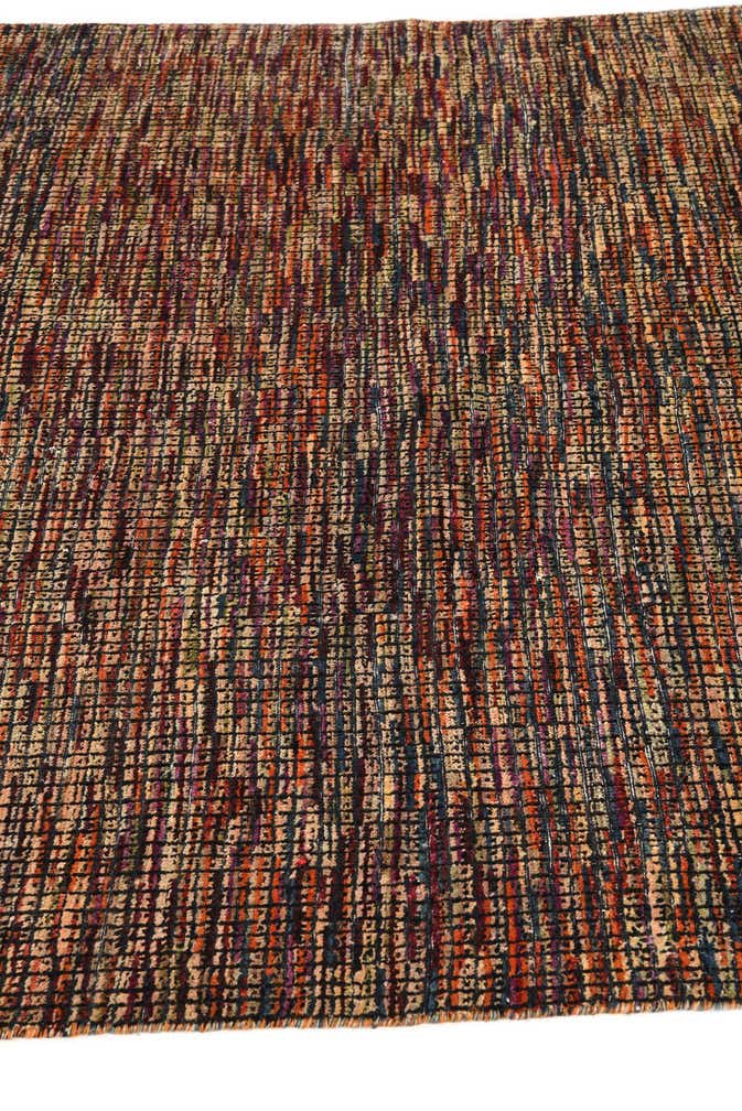 165cm x 245cm Noué main Darya Tapis Laine