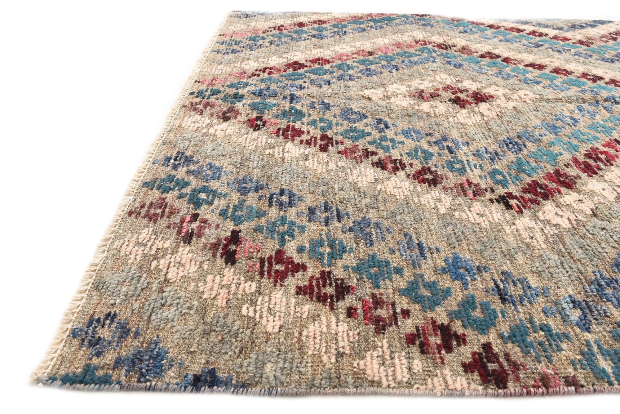 5' 6 x 8' 6 Hand Knotted Darya Wool Rug