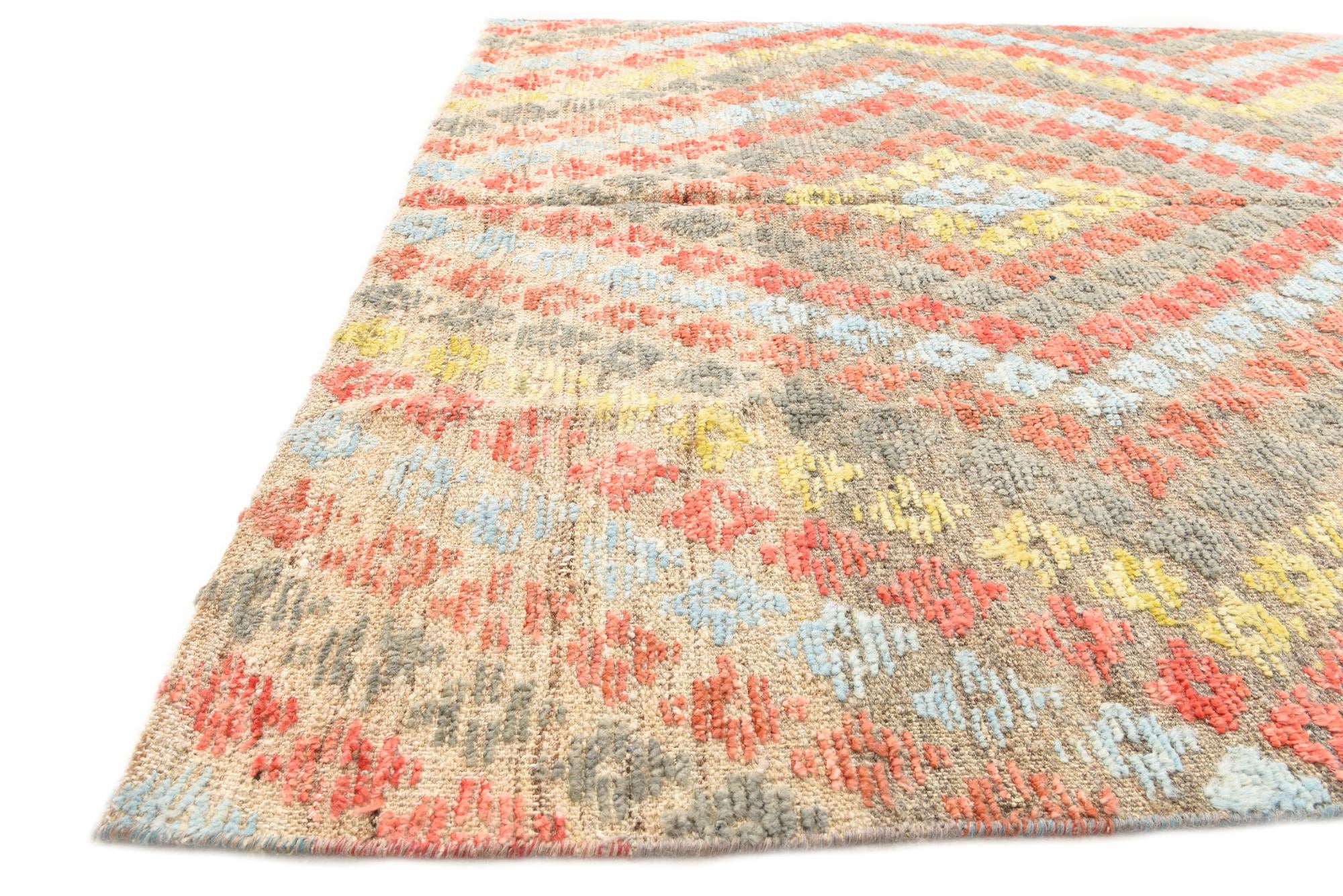 5' 6 x 8' 4 Hand Knotted Darya Wool Rug
