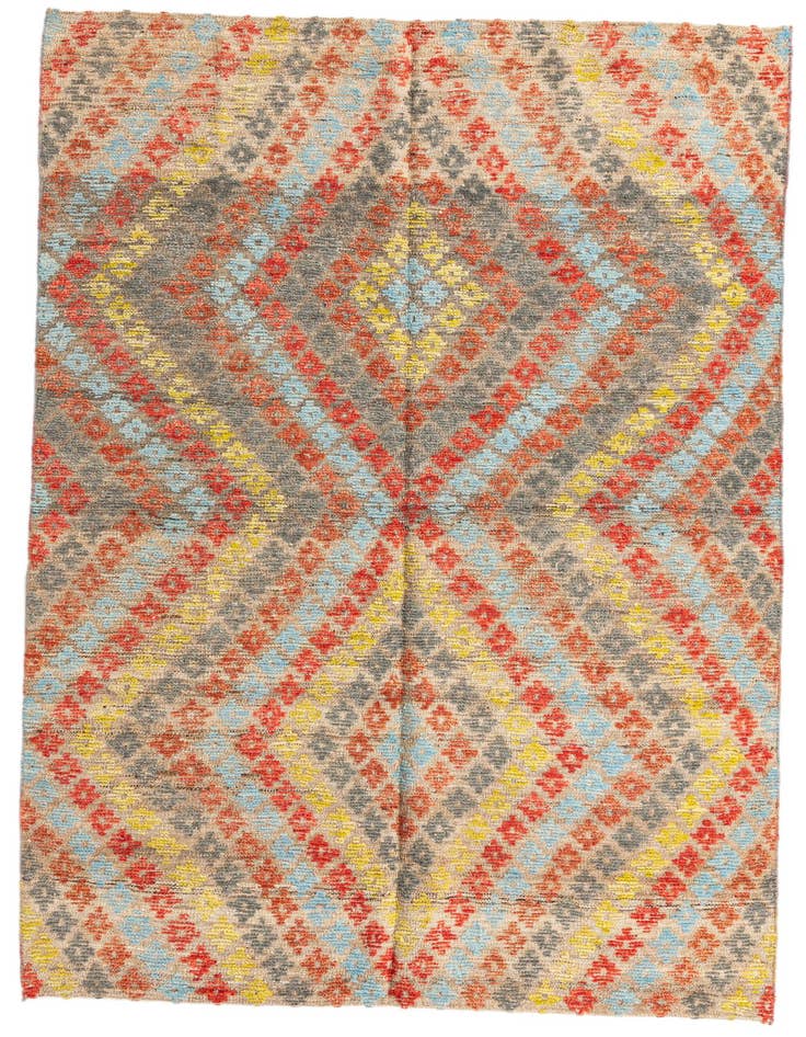 Detail image of 5' 6 x 8' 4 Hand Knotted Darya Wool Rug