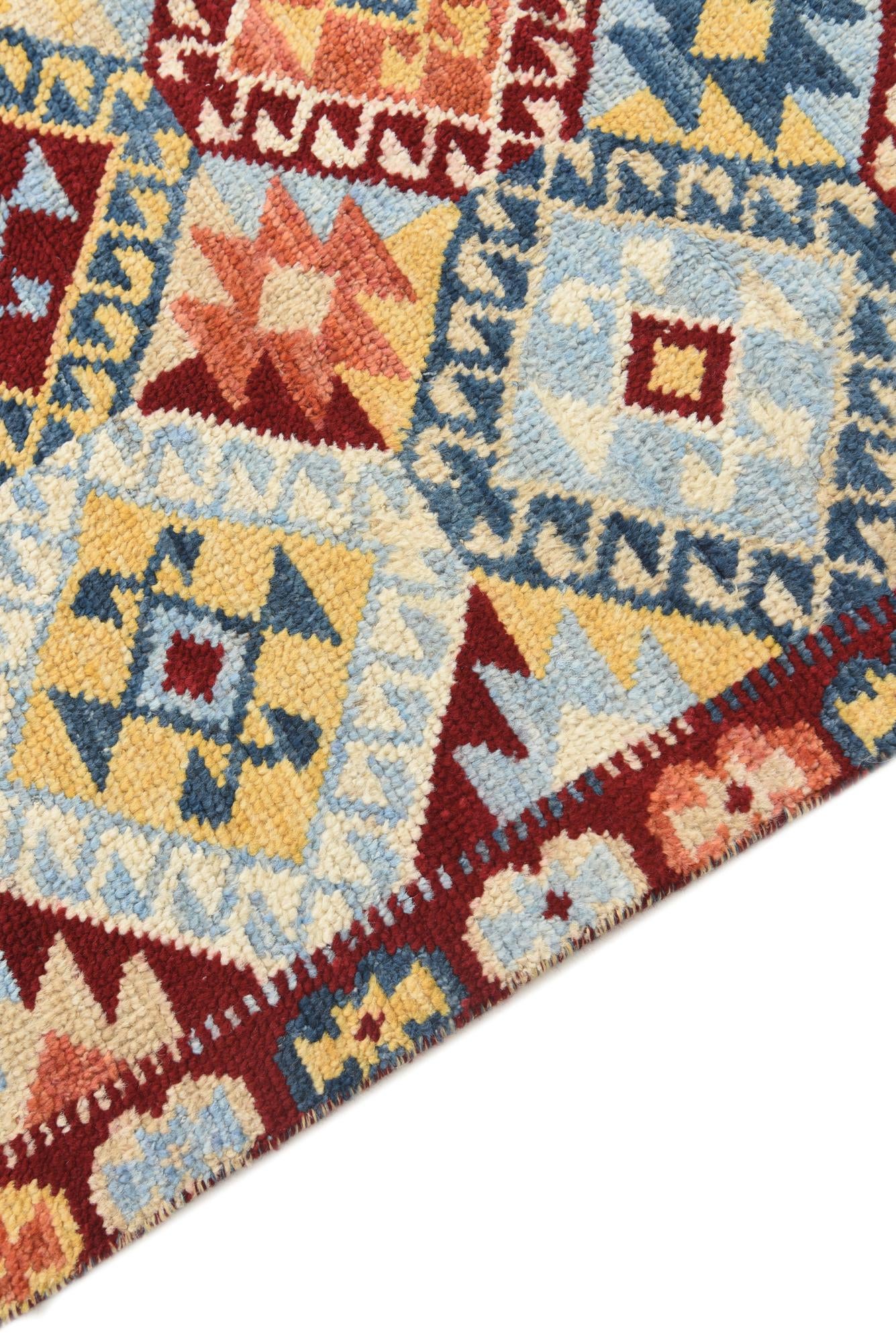 6' 4 x 10' 1 Hand Knotted Darya Wool Rug